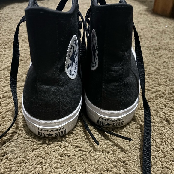 ⭐️RARE! Converse Chuck Taylor High Top With Lunarlon in Black/White - Picture 5 of 8